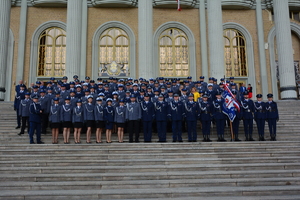 Zdjęcie mianowanych, odznaczonych i wyróżnionych funkcjonariuszy oraz pracowników Policji
